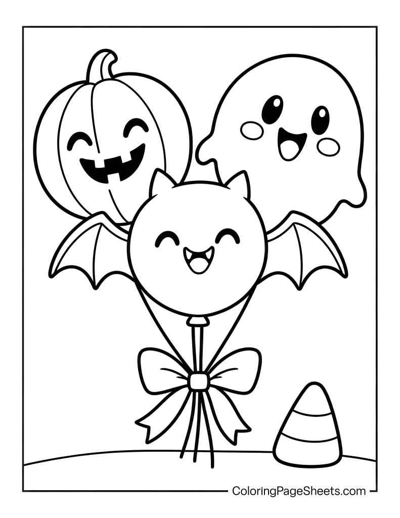 Halloween Coloring Pages for Kids – Free Printable Spooky Cute Fun ...