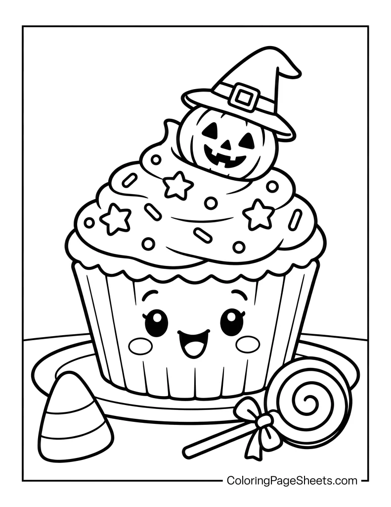Halloween Coloring Pages for Kids – Free Printable Spooky Cute Fun ...